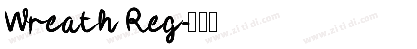 Wreath Reg字体转换